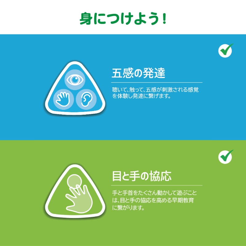 感覚を育む イモムシさん
