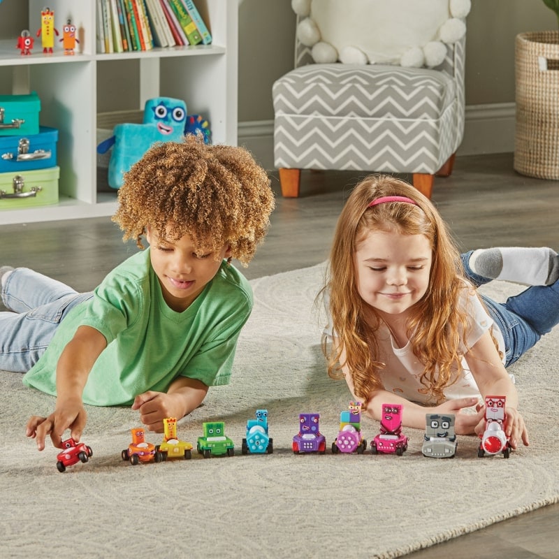 ナンバーブロックス ミニカー フィギュアセット 6-10