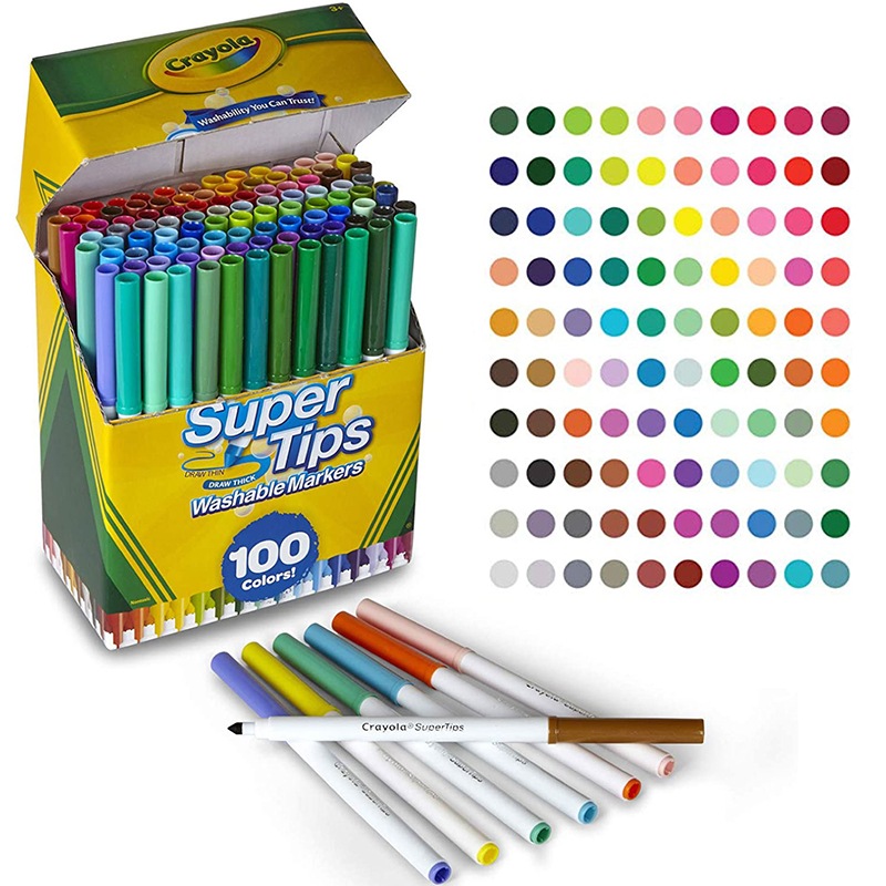 水でおとせる カラーリングマーカー 100色