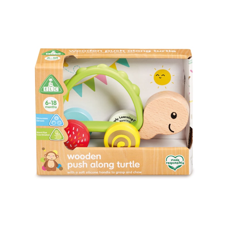 木製 手押しカメさん