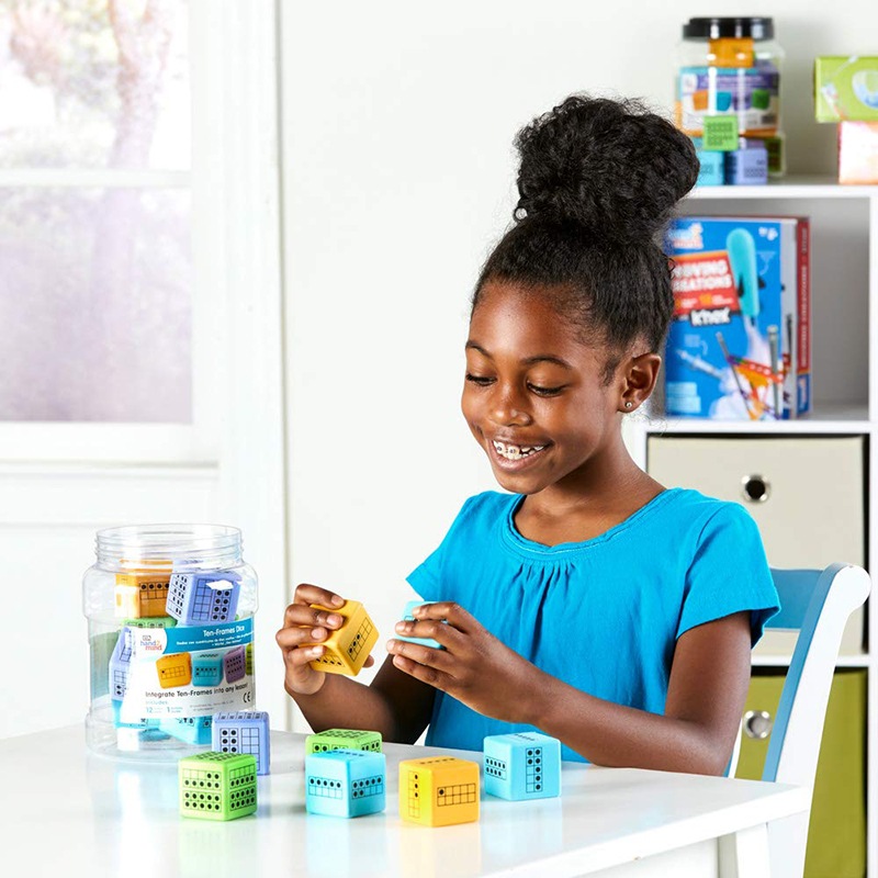 マルチカラーフォームダイス 12個セット 10のマス