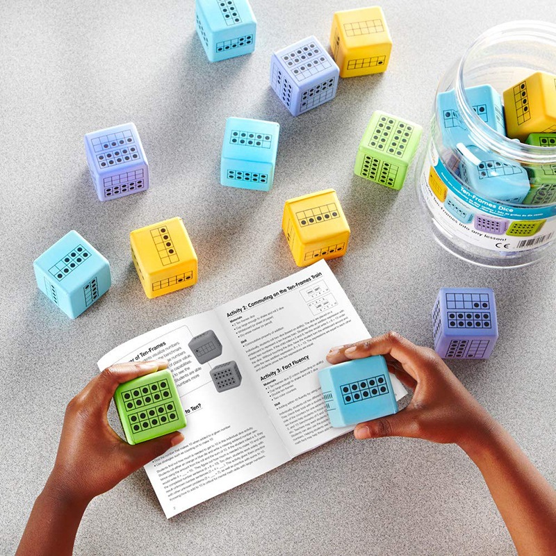 マルチカラーフォームダイス 12個セット 10のマス