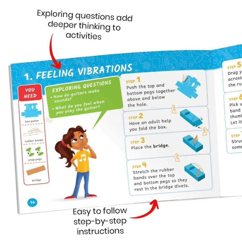 DIY Music Maker Science Lab 音の科学 手作り楽器