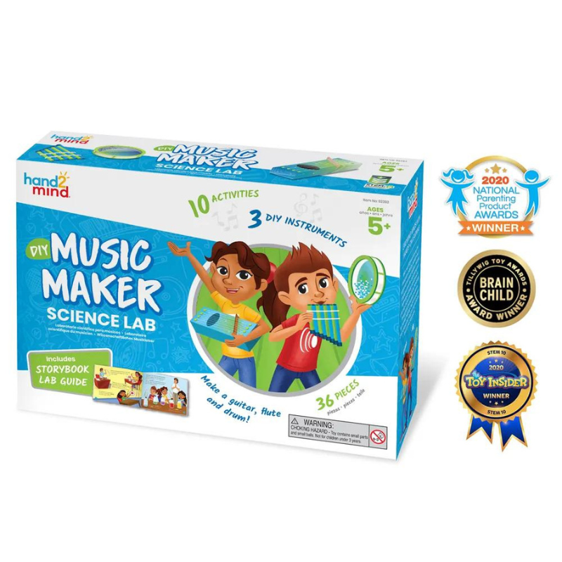 DIY Music Maker Science Lab 音の科学 手作り楽器