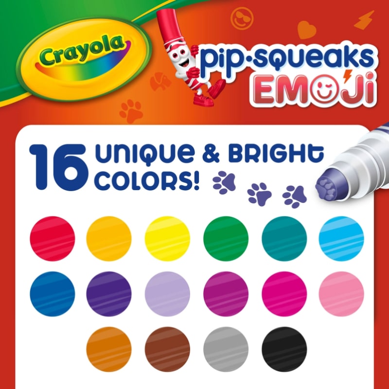 Pip-Squeaks Emoji Stamp Markers 16