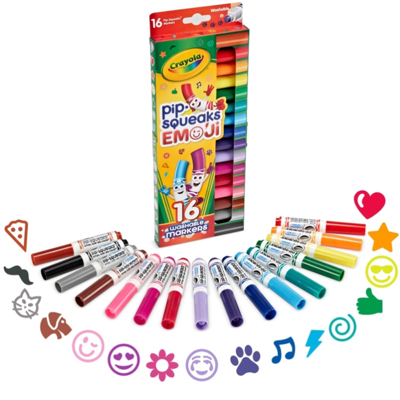 Pip-Squeaks Emoji Stamp Markers 16