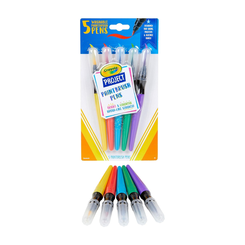 ペイントブラシペン水で落とせる5色