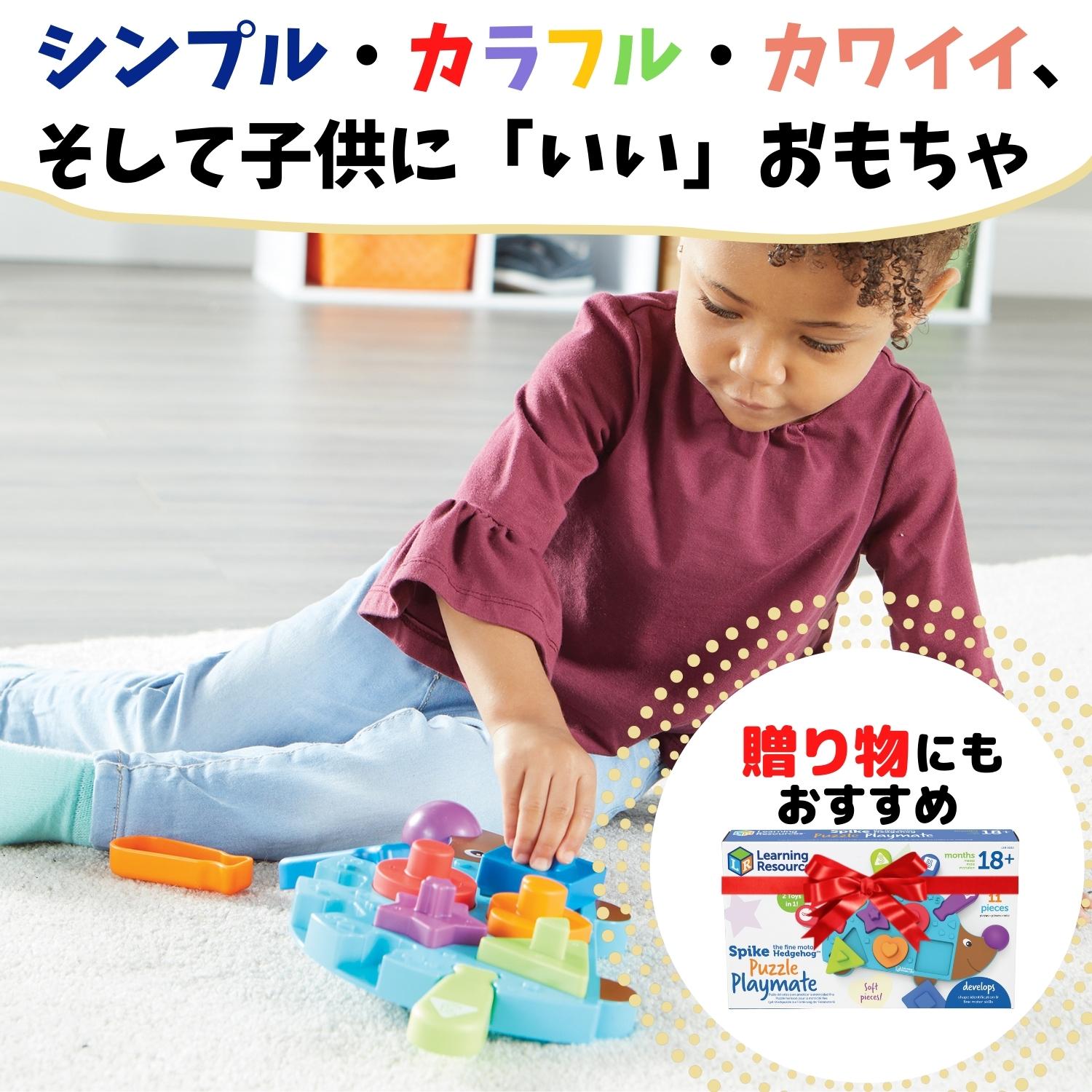 ハリネズミ スパイクの数・形・色パズル