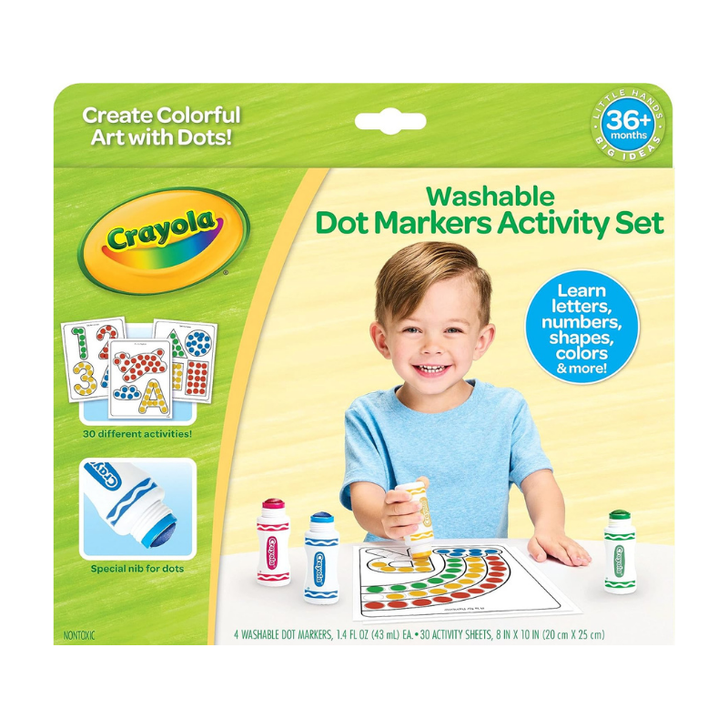 水で落とせる ドットマーカー アクティビティセット