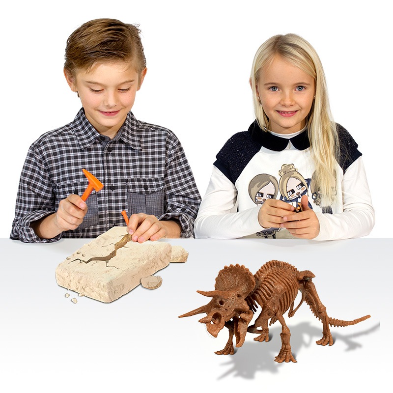 恐竜発掘キット トリケラトプス