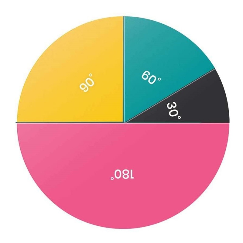 Rainbow Angle Circles Magnetic Demo Set
