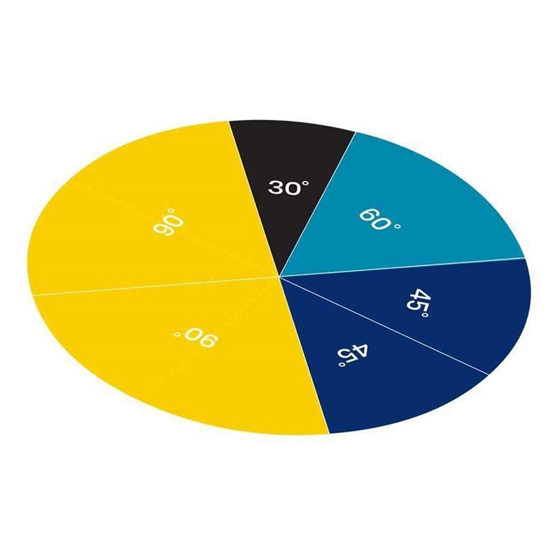 Rainbow Angle Circles Magnetic Demo Set