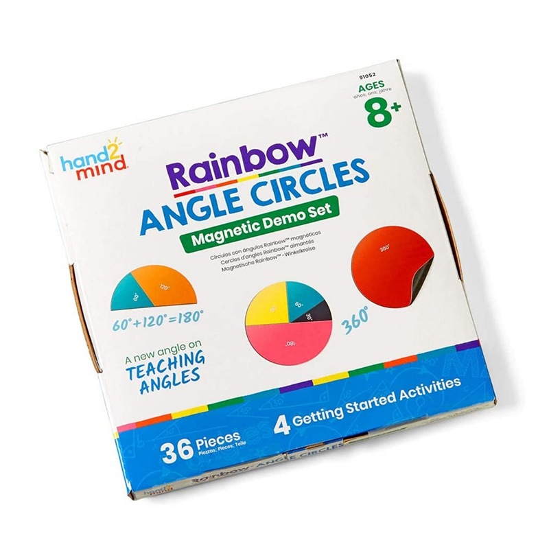 Rainbow Angle Circles Magnetic Demo Set
