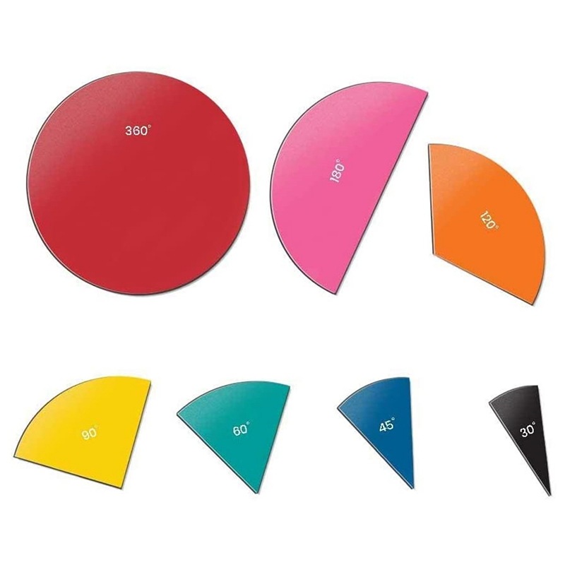 Rainbow Angle Circles Magnetic Demo Set
