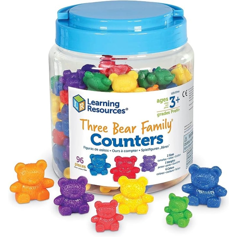 カラフルカウンター くまの家族