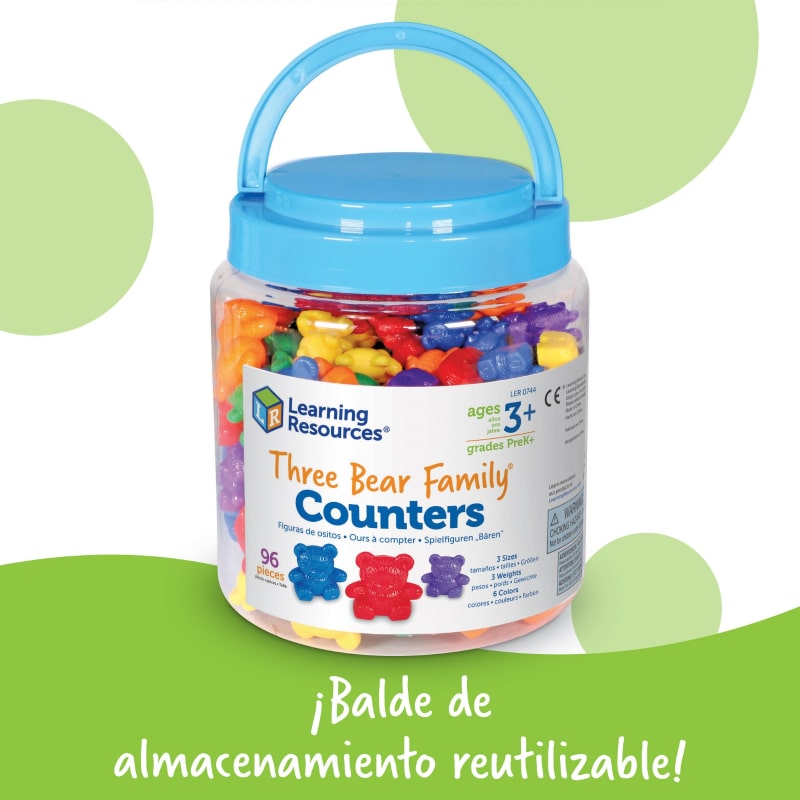 カラフルカウンター くまの家族