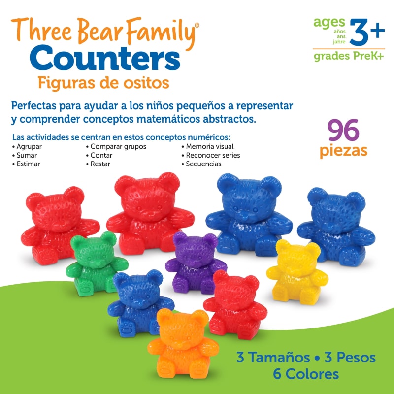 カラフルカウンター くまの家族