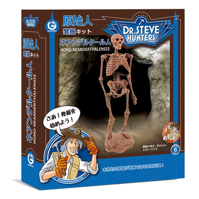 原始人発掘キット ネアンデルタール人