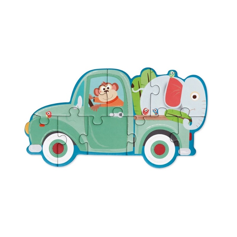 はじめてのパズル 乗り物 5種類