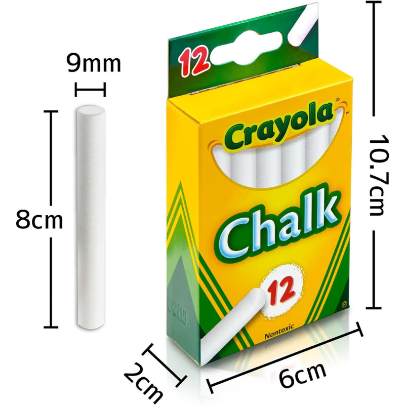 ホワイトチョーク 12色
