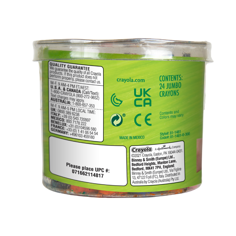 ジャンボクレヨン 24色