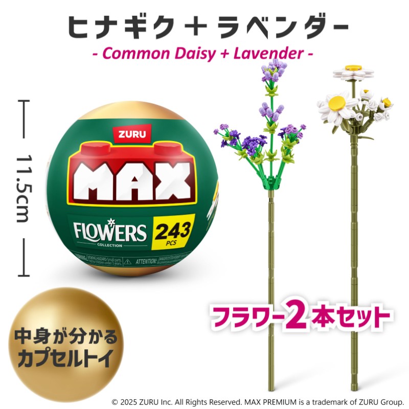 マックスプレミアム ガーデン ロングフラワー : ヒナギク＋ラベンダー