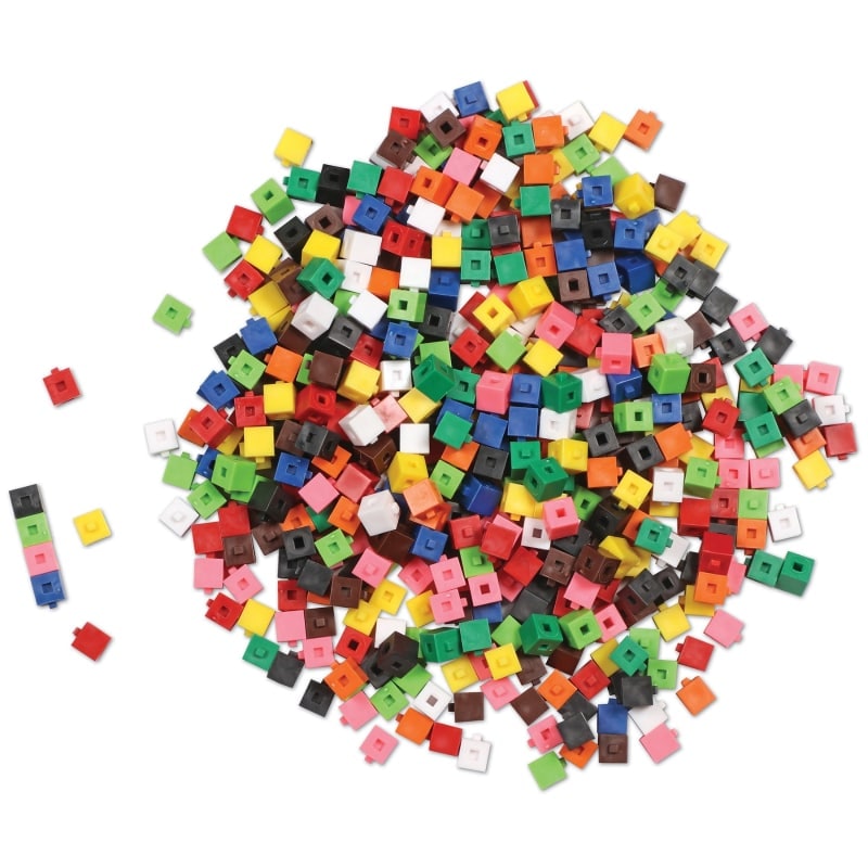 Interlocking Centimeter Cubes Set Of 1000