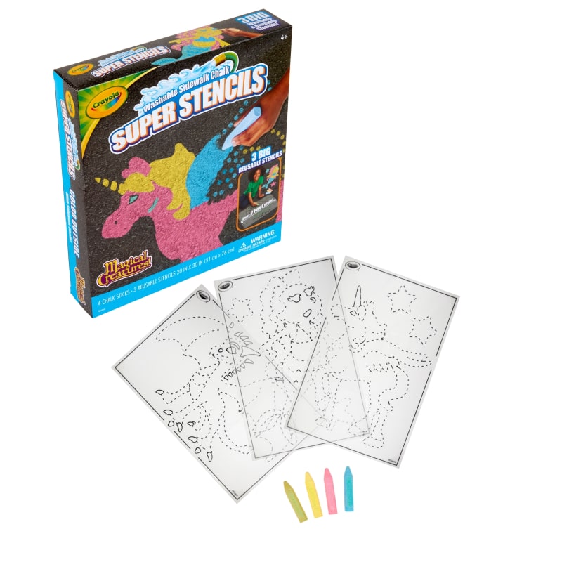 ジャンボチョーク＆ステンシルシート セット