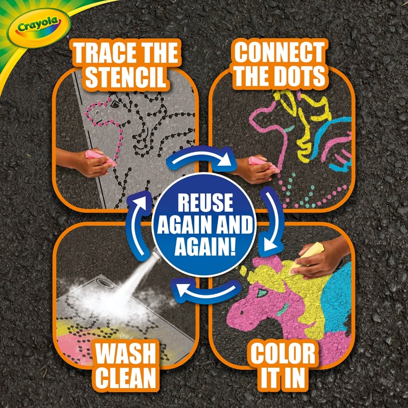 ジャンボチョーク＆ステンシルシート セット