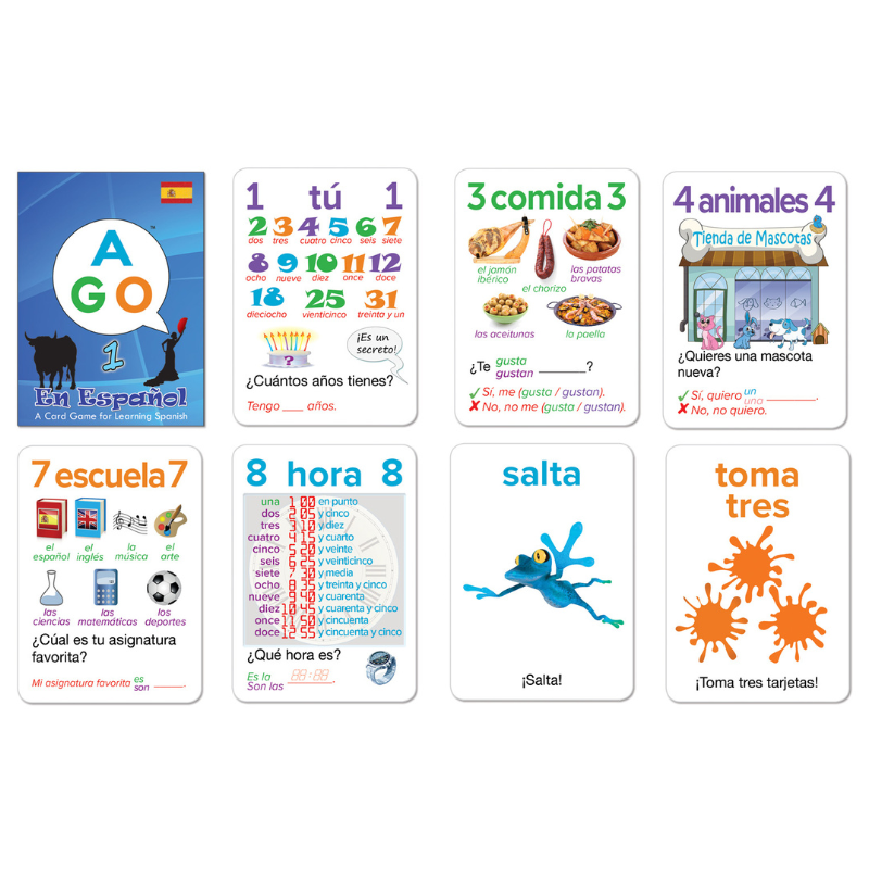 AGO カードゲーム スペイン語学習版