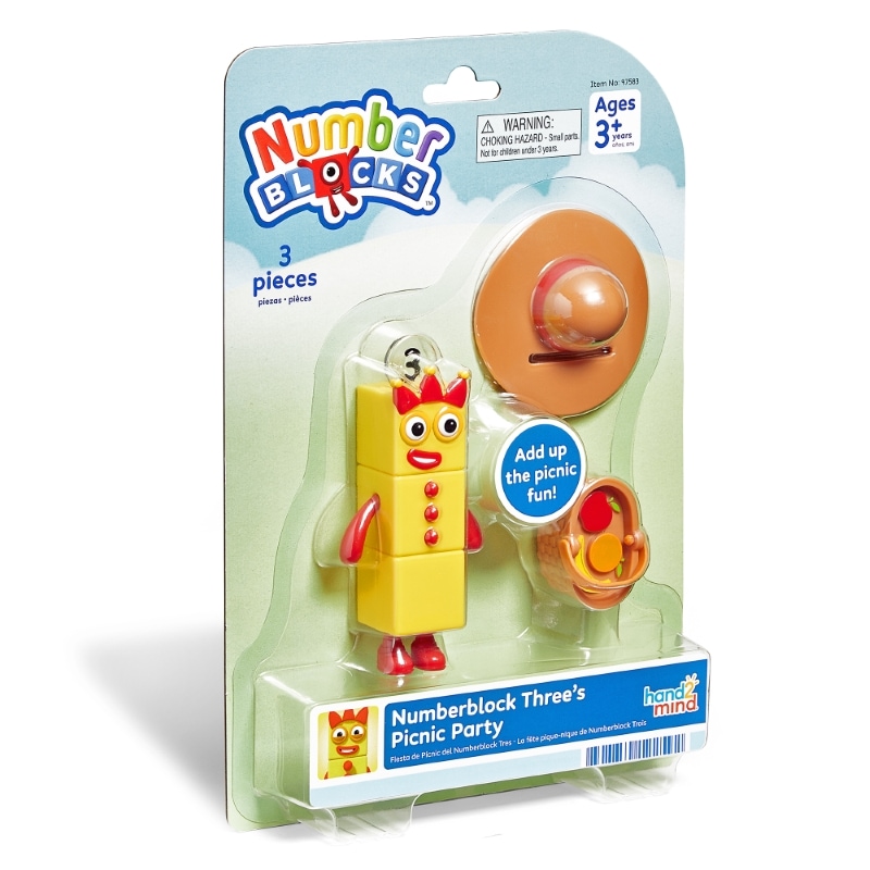 Numberblocks Three's Picnic Party