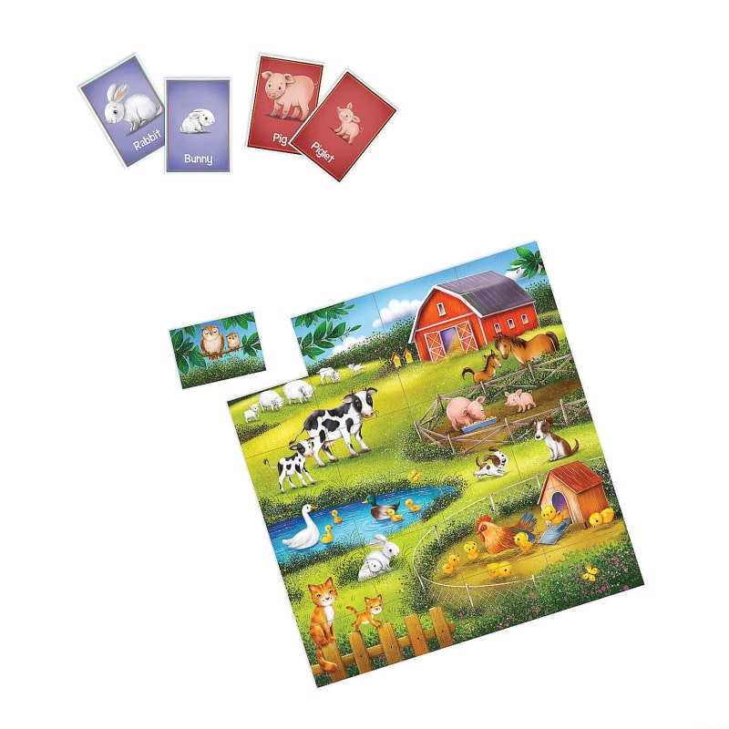 Mama and baby　パズル＆マッチゲーム 動物の親子