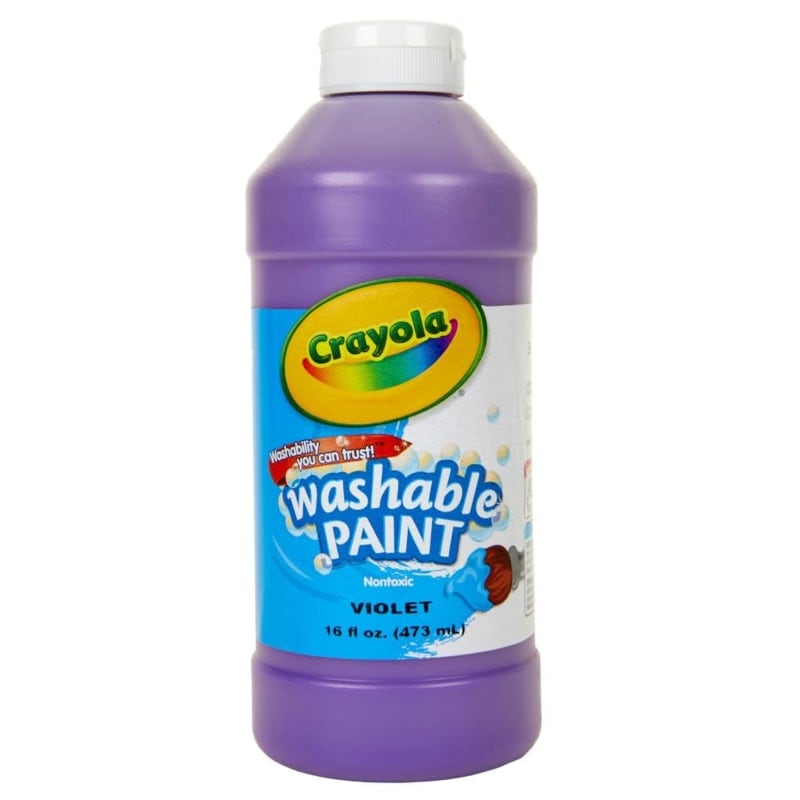 水でおとせる絵の具 単色ボトル バイオレット