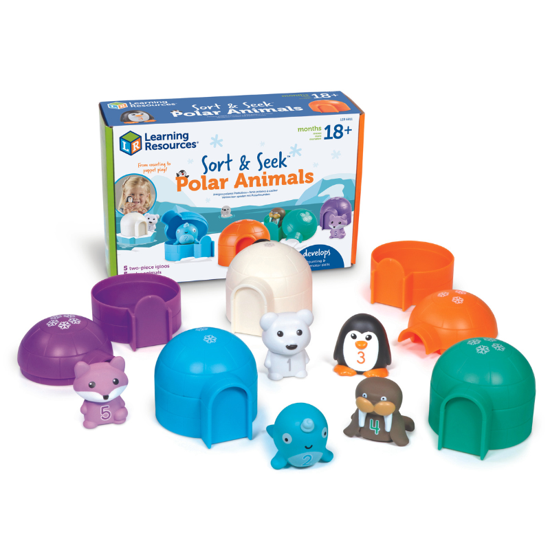 数えてかくれて 北極アニマル