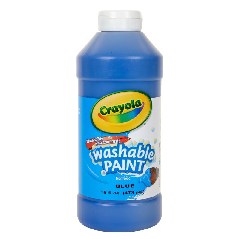 水でおとせる絵の具 単色ボトル ブルー