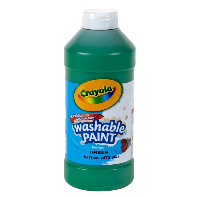 水でおとせる絵の具 単色ボトル グリーン