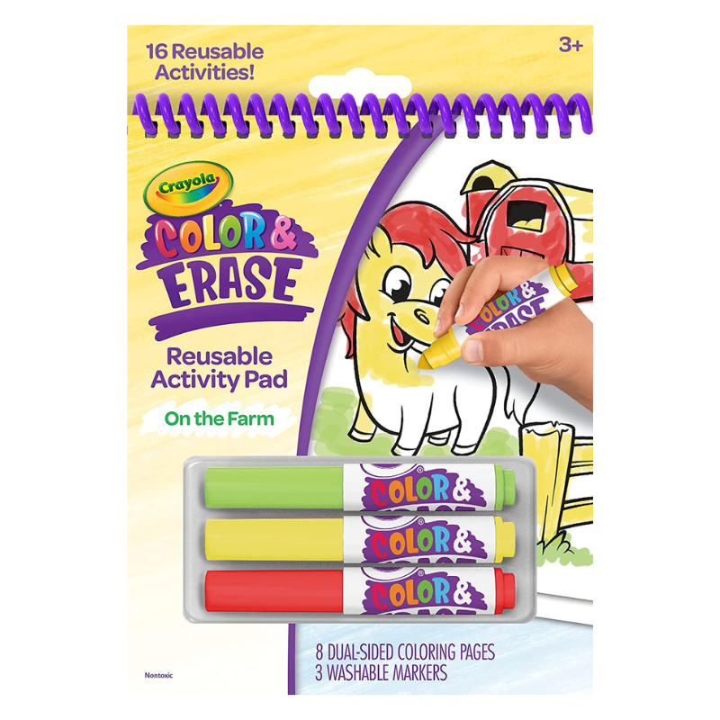 塗って消せる！マーカーぬり絵ブック 牧場