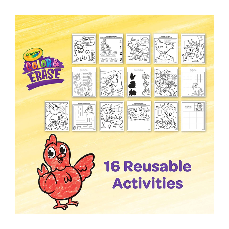 塗って消せる！マーカーぬり絵ブック 牧場