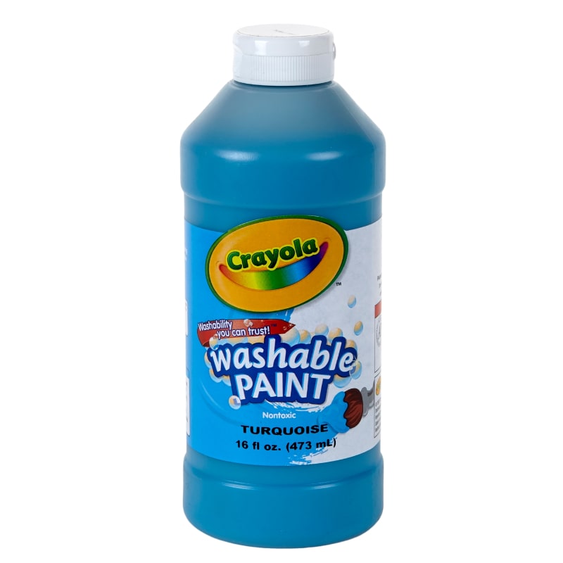 水でおとせる絵の具 単色ボトル ターコイズ