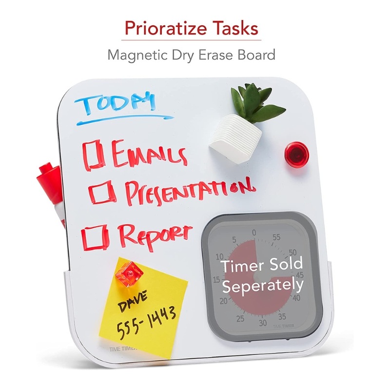 タイムタイマーモッド専用 マグネット式ホワイトボード