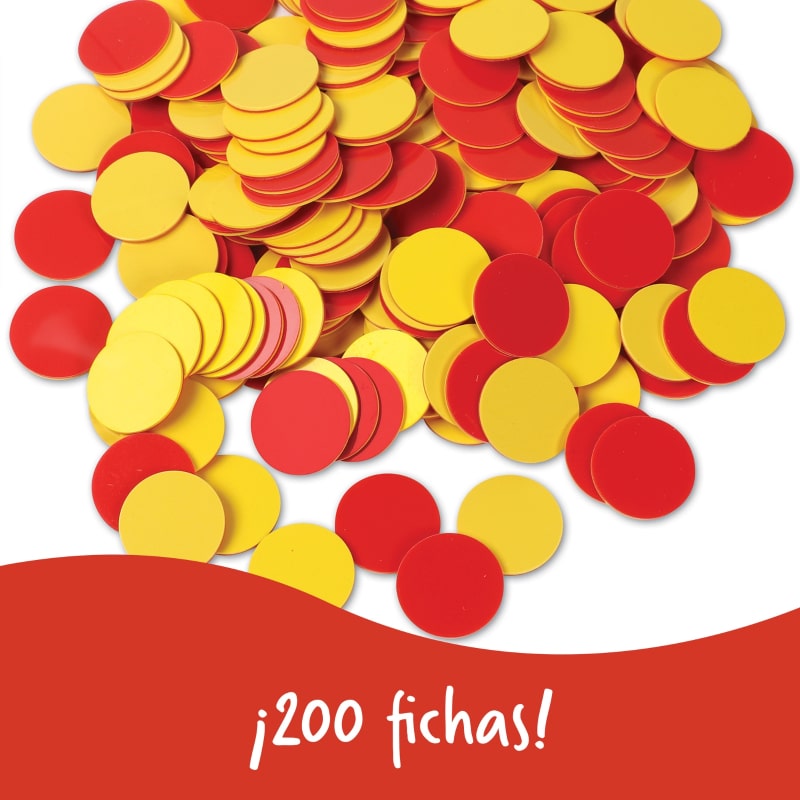 Red & Yellow Counters 200 Pieces