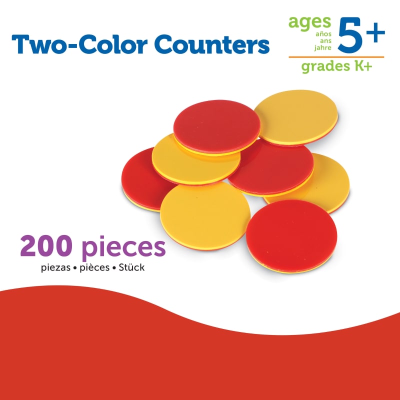 Red & Yellow Counters 200 Pieces