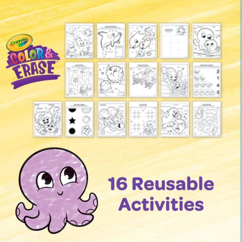 塗って消せる！マーカーぬり絵ブック 海