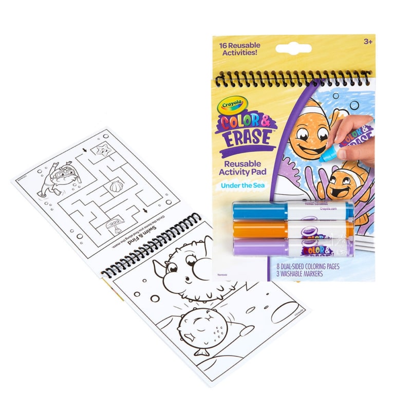 塗って消せる！マーカーぬり絵ブック 海