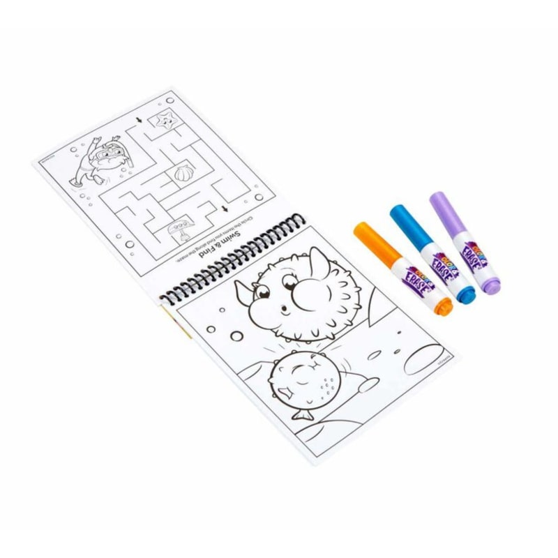 塗って消せる！マーカーぬり絵ブック 海