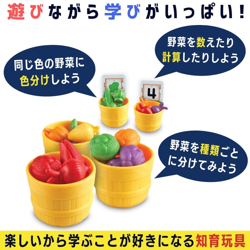 ならべて かぞえて さんすう野菜畑