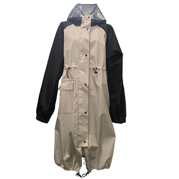 1営業日発送＊ 43206 ベージュ/ブラック レインコート カバーズ