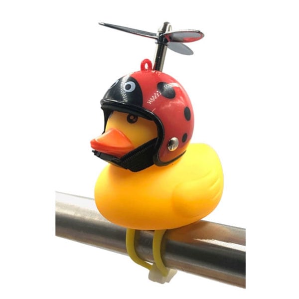 ＊1営業日発送＊ 正規品 てんとう虫 08640 GO!GO!DUCK! ライト ホーン ネックレス＆サングラス付 ゴーゴーダック あひる隊長 アヒル隊長 ダック 自転車 ベル 自転車アクセサリー アニマル サングラス アサヒサイクル op