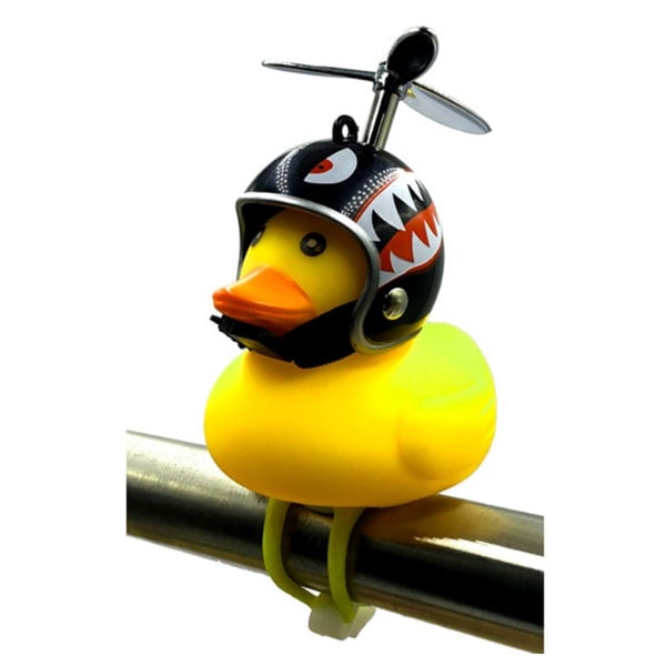 ＊1営業日発送＊ 正規品 シャーク 08645 GO!GO!DUCK! ライト ホーン ネックレス＆サングラス付 ゴーゴーダック あひる隊長 アヒル隊長 ダック 自転車 ベル 自転車アクセサリー アニマル サングラス アサヒサイクル op
