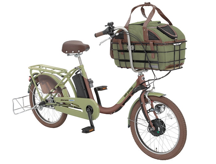 ペットと乗れる ペットポーターアシスト ASPET203Z 丸石サイクル